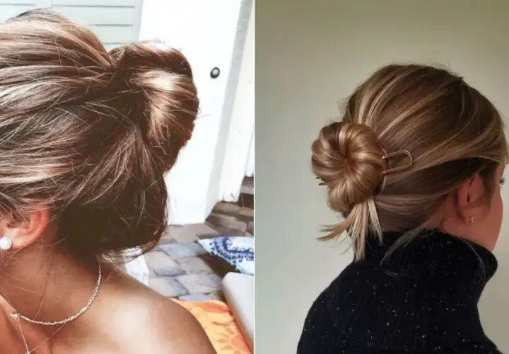 Elegancki kok francuski, luźno upięty, dodaje uroku. Idealny na co dzień i specjalne okazje.