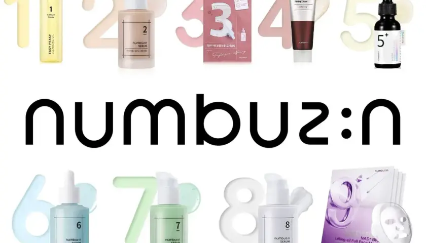 Zestaw produktów do pielęgnacji skóry numbuzin, w tym maska do twarzy numbuzin no 9.